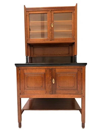 Arts & Crafts Cupboard by Jac. van den Bosch for 't Binnenhuis, 1900s